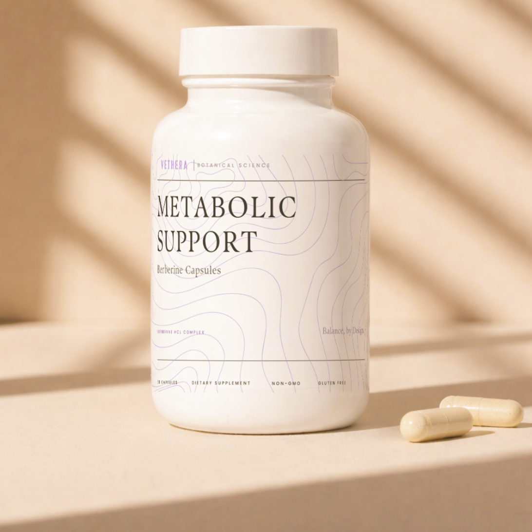 Vethera Metabolic Support — Berberine HCl Capsules